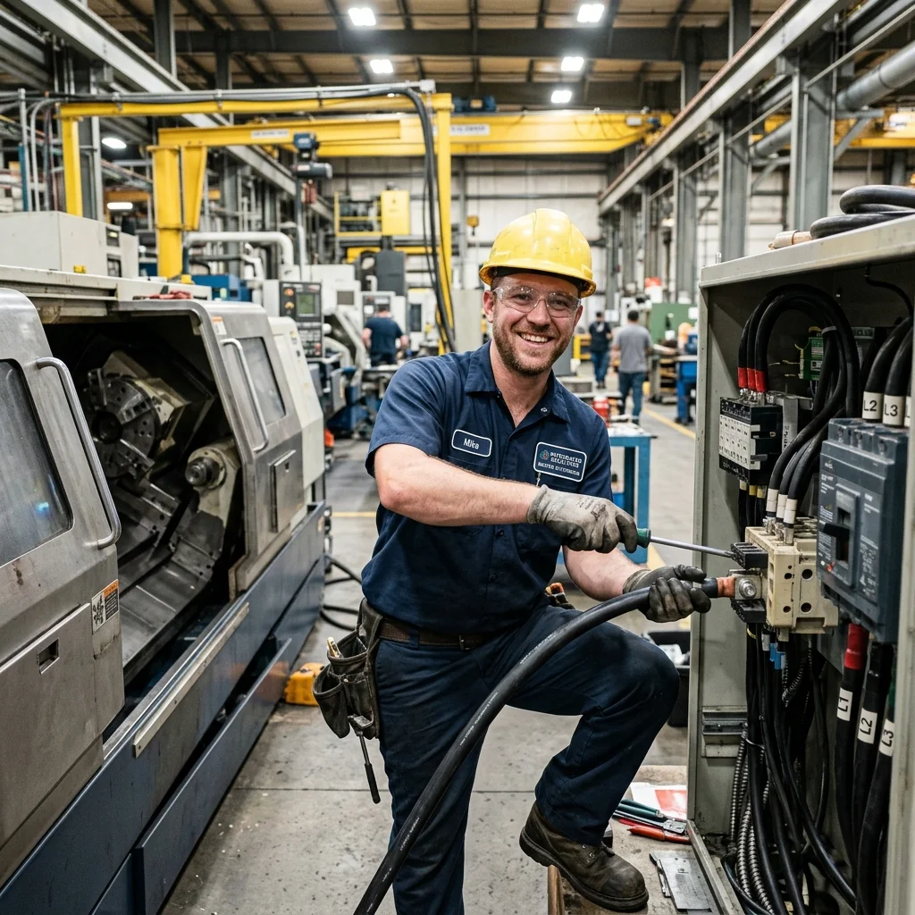 Commercial Equipment Hookups & Machinery Wiring